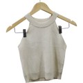 HJKK WHITE SLEEVELESS BLOUSE SIZE L