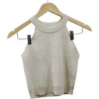 HJKK WHITE SLEEVELESS BLOUSE SIZE L