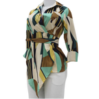 CASUAL TRIANGLE-SHAPED BLOUSE FASHION PARIS