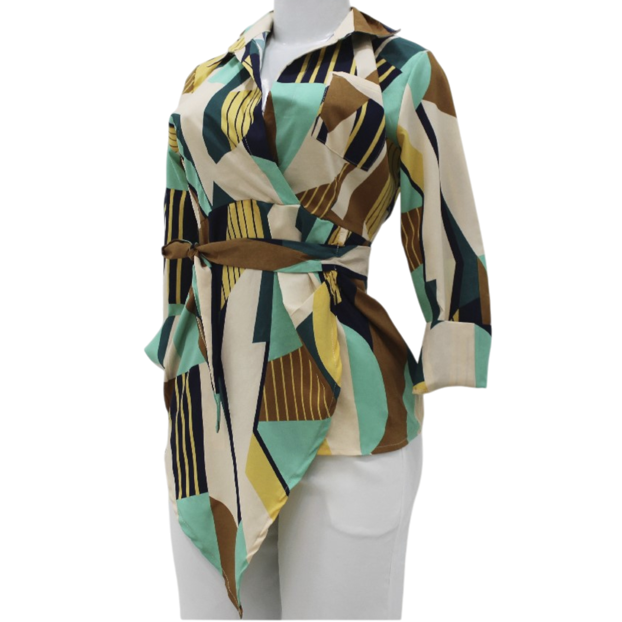 BLUSA CASUAL EN FORMA DE TRIÁNGULO FASHION PARIS