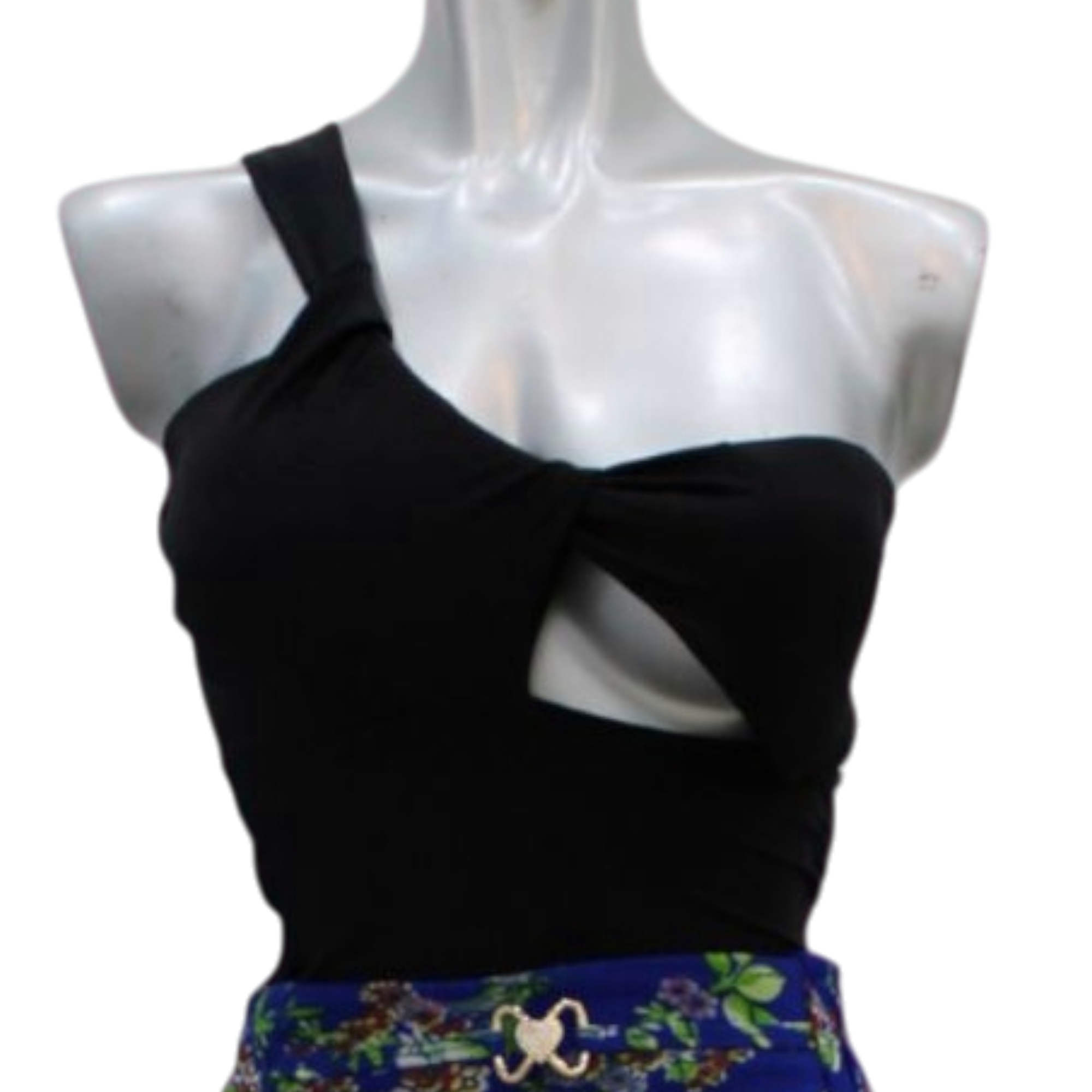 BLUSA ATREVIDA LLANA NEGRA