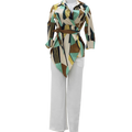 CASUAL TRIANGLE-SHAPED BLOUSE FASHION PARIS