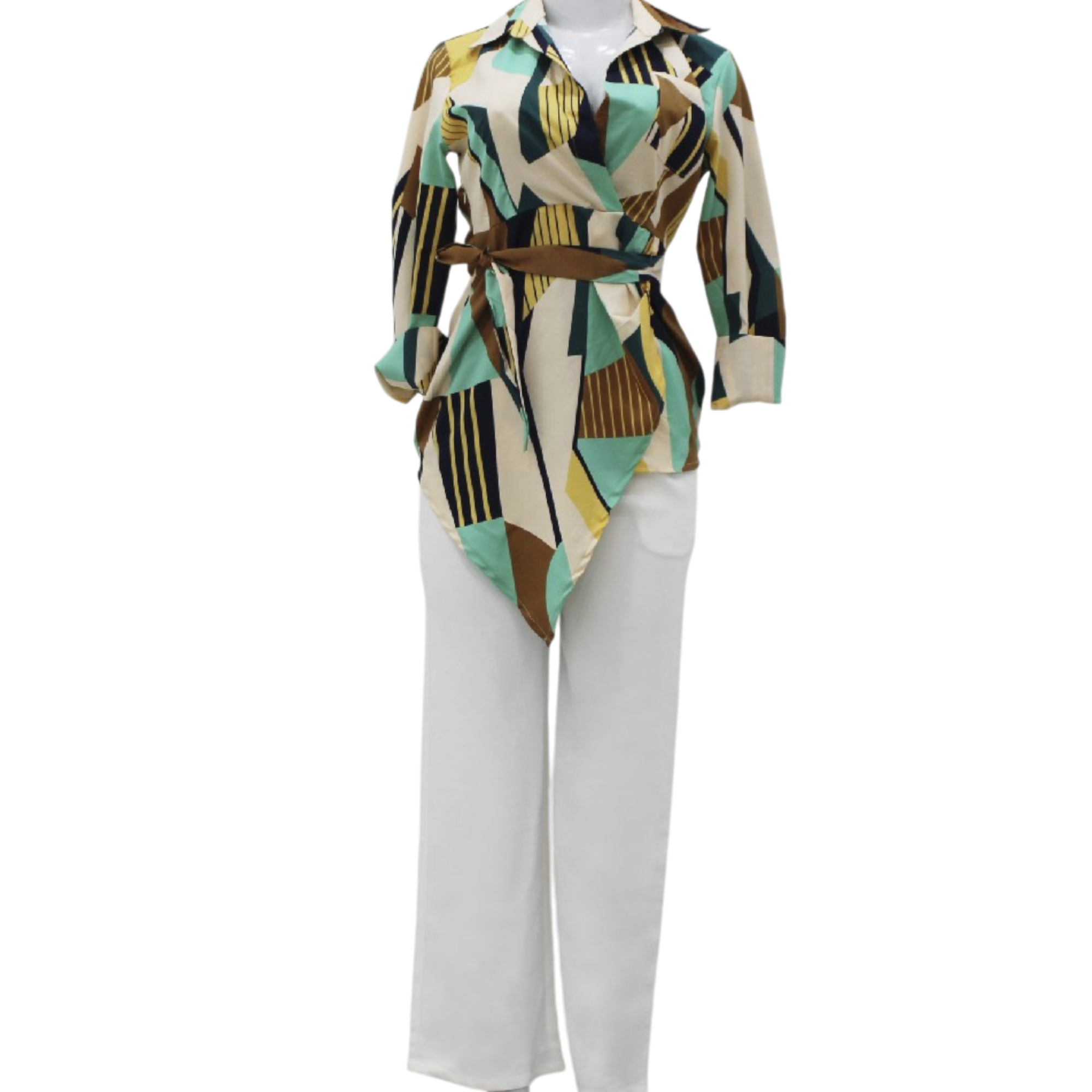 BLUSA CASUAL EN FORMA DE TRIÁNGULO FASHION PARIS