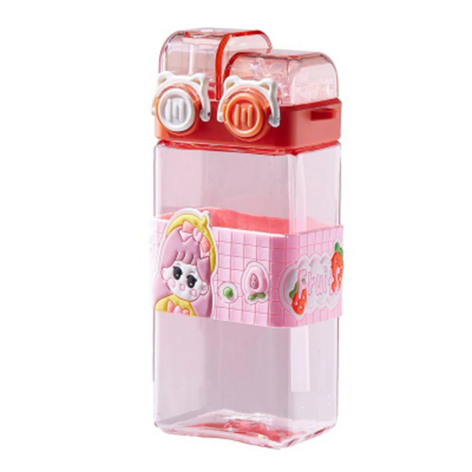 TOMATODO INFANTIL DOBLE TAPA ROSA