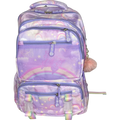 GIRL'S BACKPACK WITH DOUBLE POCKET, LILAC
