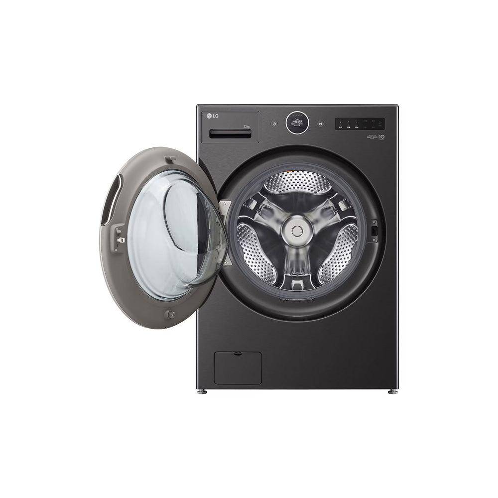 LAVADORAS LG/WM23BFXS6 CARGA FRONTAL 23KG INVERTER DIRECT DRIVE PANEL DIGITAL BLACK