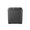 LG WP15MAR 15KG TOP LOAD DOUBLE TUB WASHING MACHINE WITH ROLLER JET SYSTEM BLACK