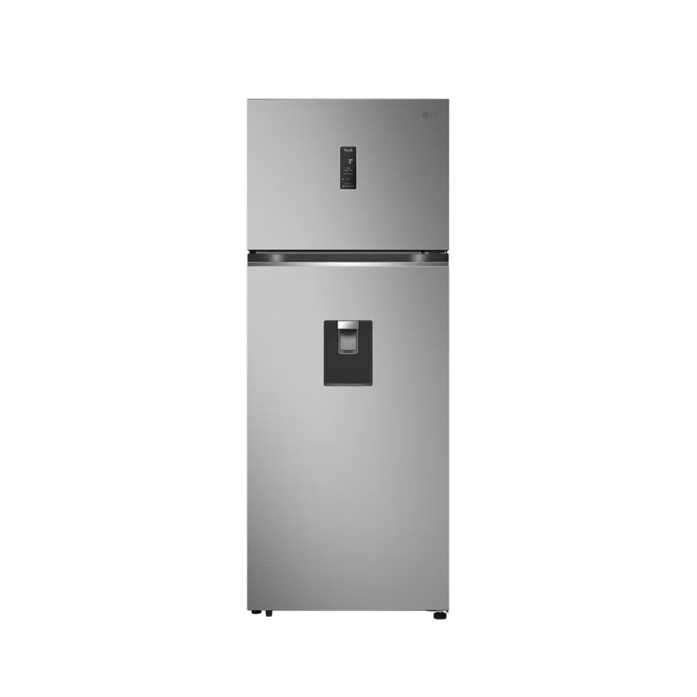 REFRIGERADORA LG VT48SPYC TOP FREEZER 491 LITROS DISPENSADOR INVERTER SILVER