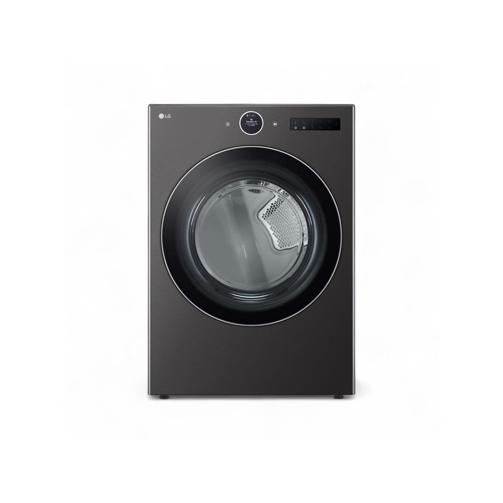 SECADORA/LG ELECTRICA DF74BFXS6BE CARGA FRONTAL 23KG TURBOSTEAM NEGRA