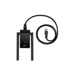 ADAPTADOR DE RED TP-LINK ARCHER T4U PLUS AC1300 USB ALTA GANANCIA/DUAL BAND/400MBPS A 2.4GHZ/1300