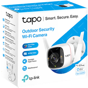 TPLINK/TAPO C320WS CAMERA /OUTDOOR / WIFI /COLOR NIGHT VISION/256GB/ 2K /TWO-WAY AUDIO