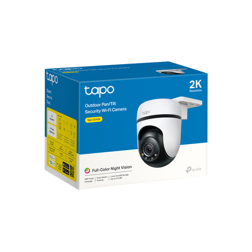 CAMARA TPLINK TAPO C510W / 2K / IP65 / 360° / VISION NOCTURNA COLOR/ 512GB/