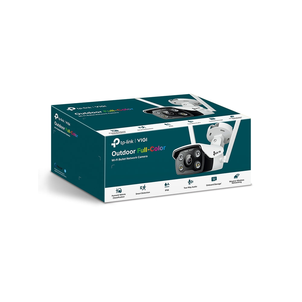 CAMARA TPLINK/VIGI C340-W 4MM/FULL COLOR/4 MP/MICROSD/EVENTOS INTELIGENTES/ WIFI/INCLUYE FUENTE/EX