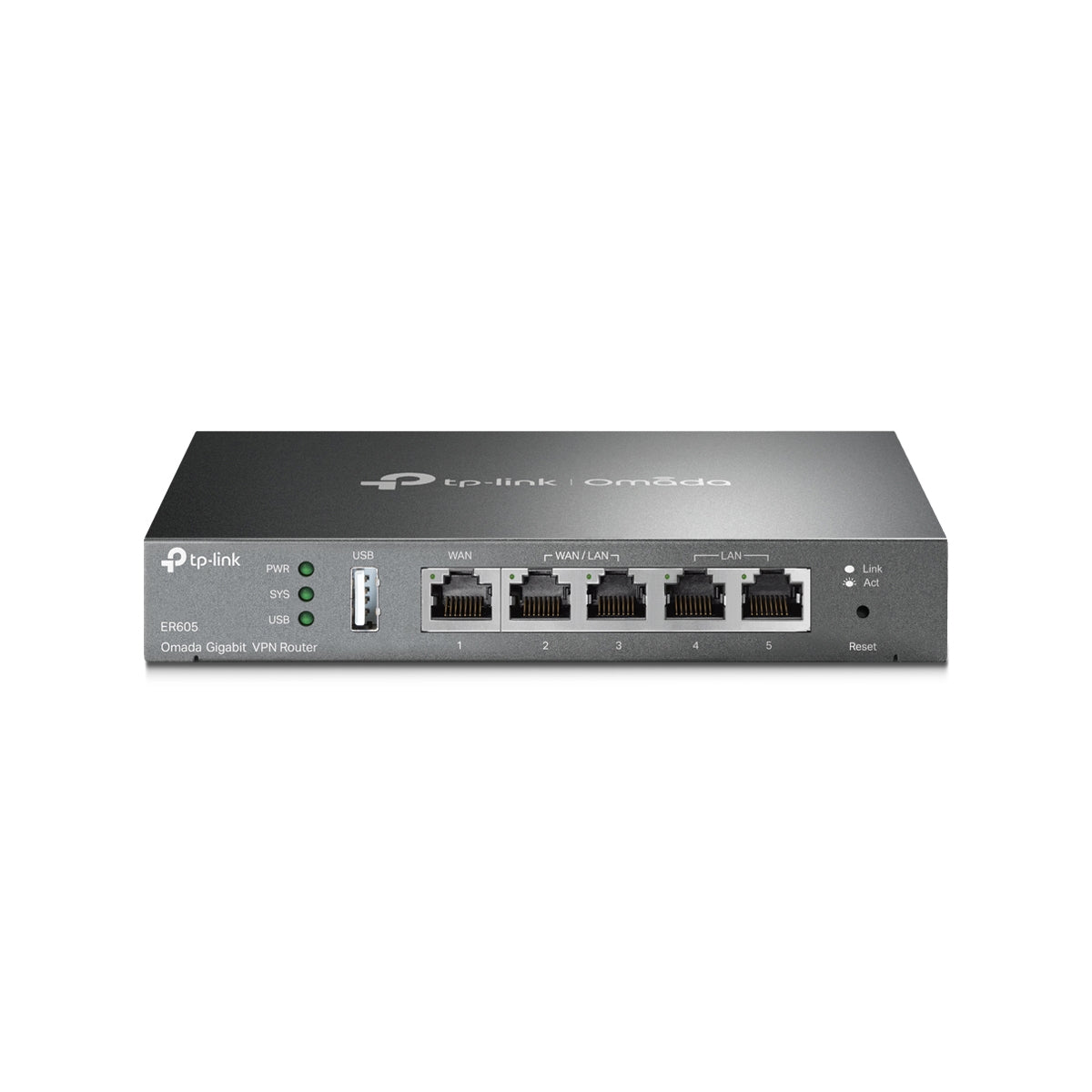 ROUTER TP-LINK ER605 GIGABIT OMADA/5 PTOS. RED GE/1 PTO.USB/VPN/BALANCEADOR DE CARGA/VLAN/OMADA APP