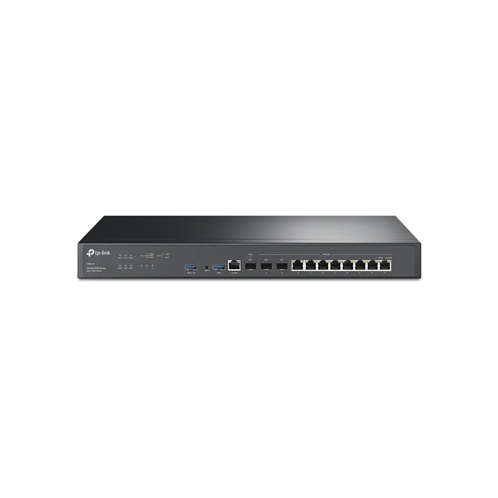 ROUTER/TPLINK VPN OMADA ER8411 / PUERTOS 10G/ USB /ADMINISTRACION CENTRALIZADA