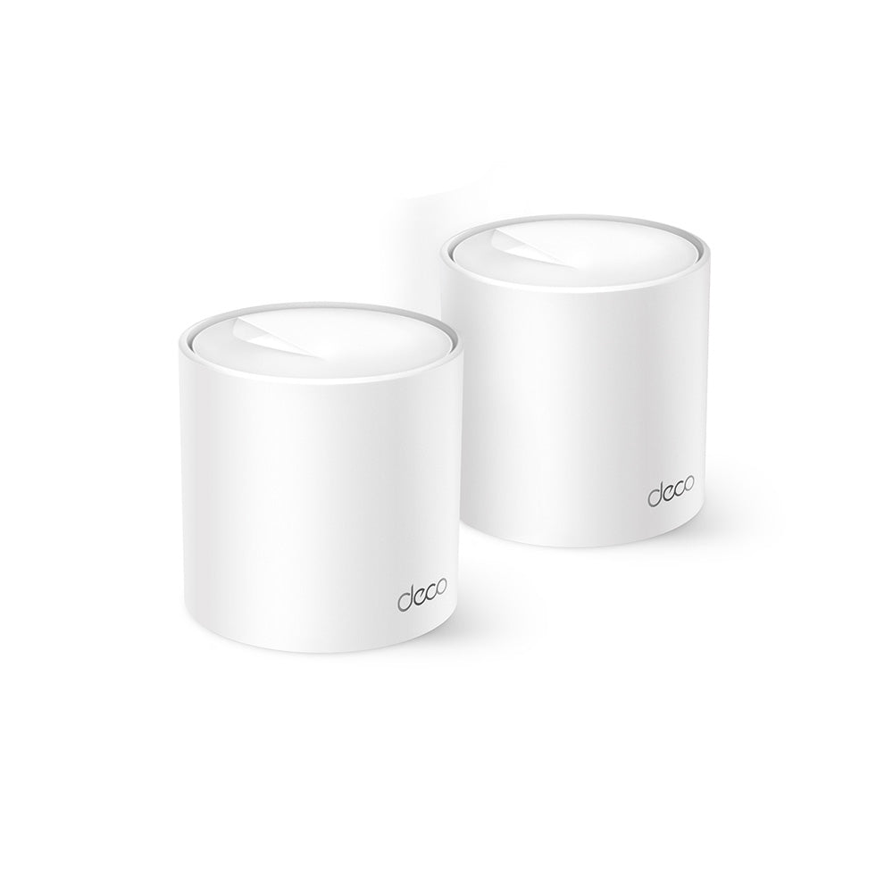 ROUTER/TPLINK/ DECO X10 /2-PACK SISTEMA WIFI DE MAYA AX15000 /120 DISP. CONECTADOS/2 PTOS GIGABIT