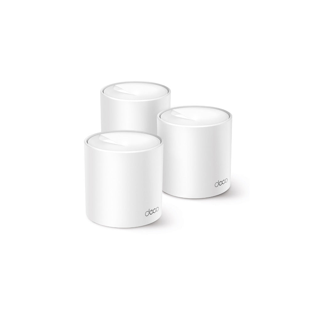 ROUTER/TPLINK/ DECO X10 /3-PACK SISTEMA WIFI DE MAYA AX15000 /120 DISP. CONECTADOS/2 PTOS GIGABIT
