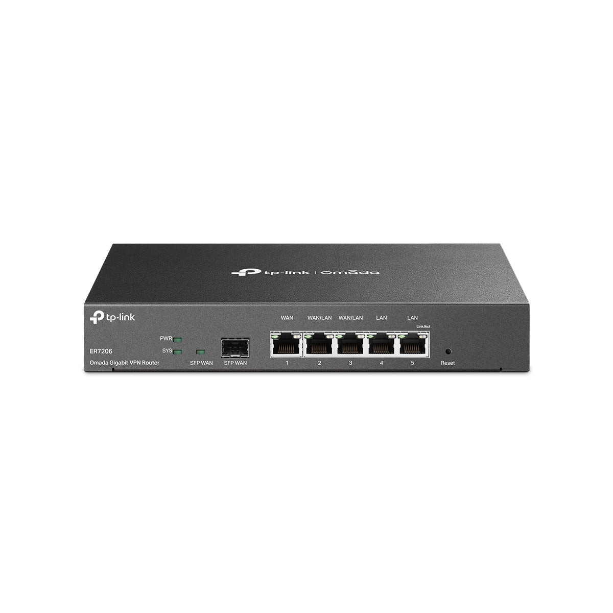 ROUTER VPN TP-LINK ER7206/SAFESTREAM/EQUILIBRIO DE CARGA /4 PTOS. GE/1 SFP WAN/MULTI WAN/OMADA