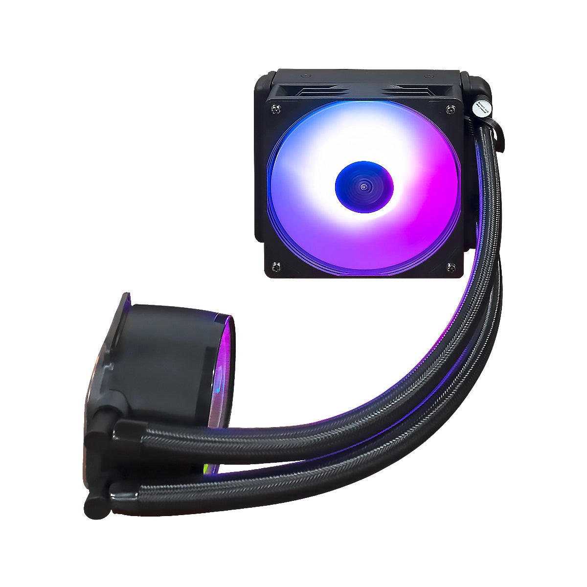 COOLER QUASAD QL SERIES QL-120 RGB 120MM LED SINGLE PACK - BLACK