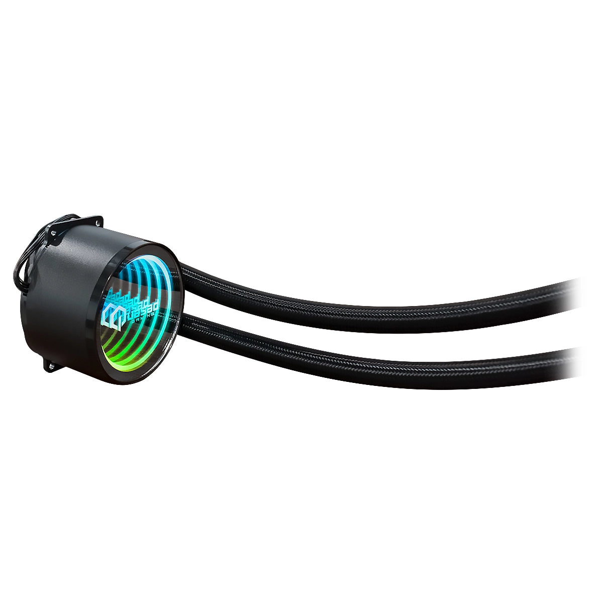 COOLER QUASAD QL SERIES QL-420 RGB 2X120MM LED SINGLE PACK - BLACK