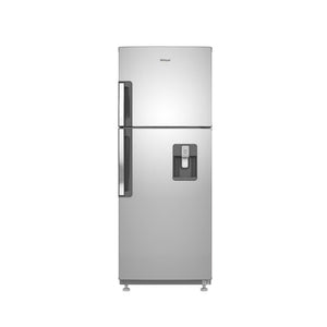 WHIRLPOOL WRW25CKTWW 279 LITER TOP MOUNT REFRIGERATOR WITH DISPENSER, GALVANIZED STEEL