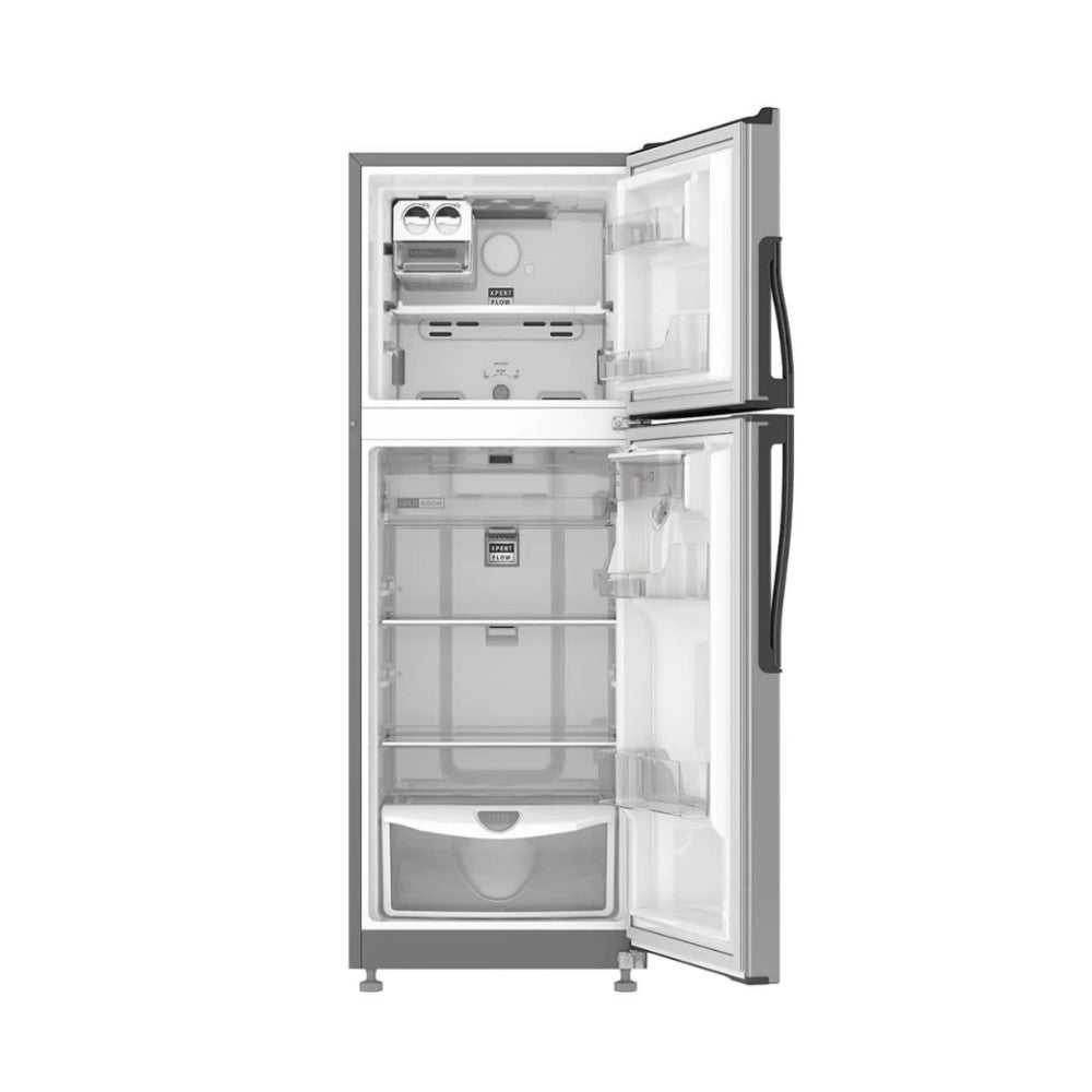 REFRIGERADORA WHIRLPOOL WRW25CKTWW 279 LITROS TOP MOUNT DISPENSADOR ACERO GALVANIZADO