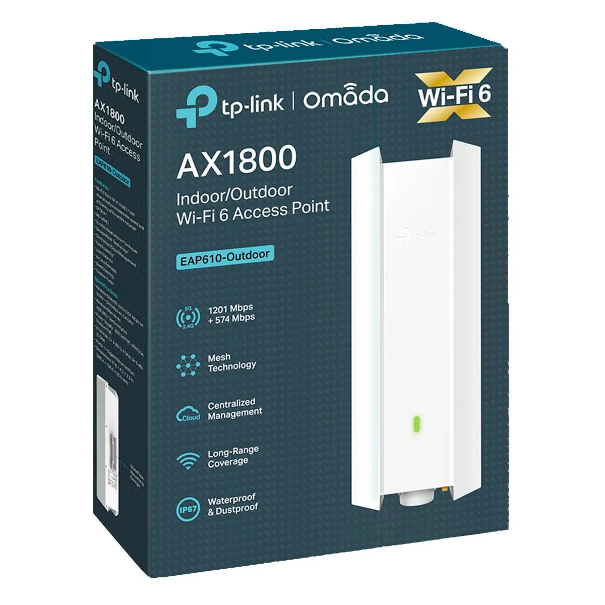 ACCESS POINT TP-LINK INDOOR-OUTDOOR AX1800 WI.FI 6 EAP610 ACCESORIOS en Guayaquil Ecuador - NEW STORE