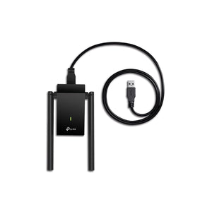 ADAPTADOR DE RED TP-LINK ARCHER T4U PLUS AC1300 USB ALTA GANANCIA/DUAL BAND/400MBPS A 2.4GHZ/1300