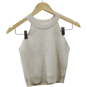 BLUSA SIN MANGAS HJKK BLANCA TALLA G