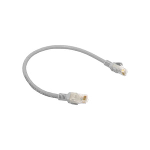 CABLE AGILER AGI-SOPC601G UTP PATCH CORD COLOR GRIS CAT6E 1 PIES/ 30.48CM