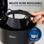 Cafetera Oster BVSTDCS51B 5 Tazas | Filtro Reutilizable · Auto Apagado · 650W · Color Negro · Guayaquil Electrodomésticos de Cocina en Guayaquil Ecuador - New Store Gye