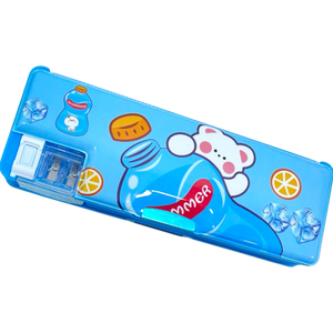 CARTUCHERA PLASTICA INFANTIL AZUL