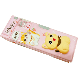 CARTUCHERA PLASTICA INFANTIL ROSA