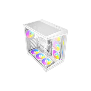 Case Antec C5 White Mid Tower – 7 Ventiladores ARGB, domina el juego con estilo 🎮🚀