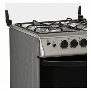 Cocina a Gas 24" — 4 Quemadores + Grill | Ecoline BIANCA Silver
