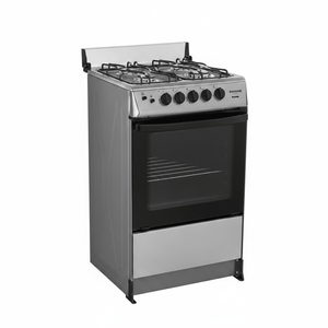 Cocina a Gas Ecoline | 4 Quemadores | Acero Inoxidable | 21"