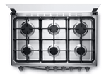 Cocina a Gas Indurama Marsella 6 Hornillas | Color Plateado | De pie Cocinas a Gas en Guayaquil Ecuador - New Store Gye