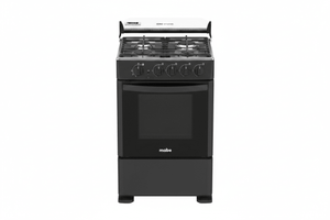 Cocina a Gas Mabe | 4 Quemadores | Acero Inoxidable Negro 21.5"