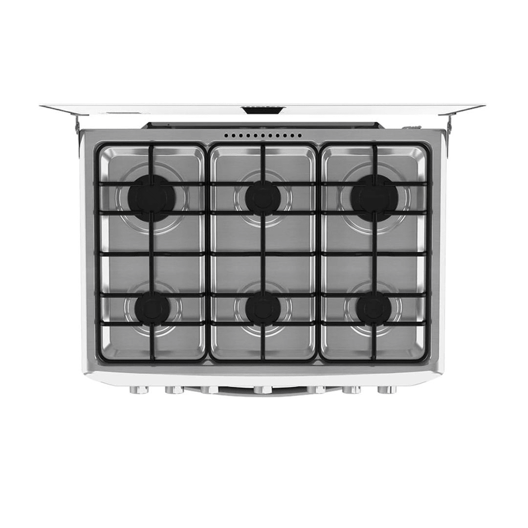 Cocina a Gas Mabe Ultimate Cooking | 6 Quemadores Sellados | Horno 109L | Acero Inoxidable | EM7610SG0 Cocinas a Gas en Guayaquil Ecuador - New Store Gye