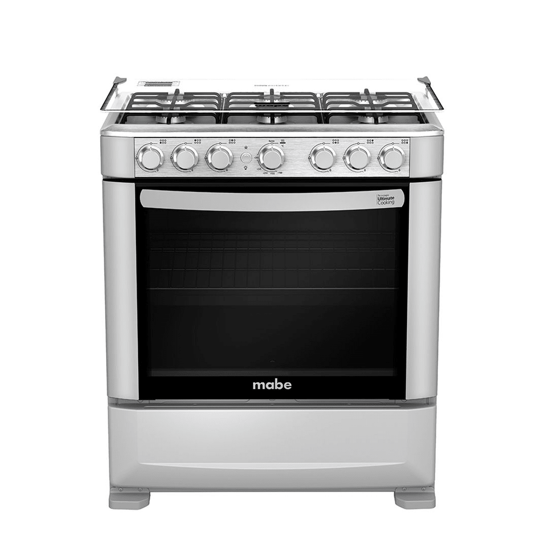 Cocina a Gas Mabe Ultimate Cooking | 6 Quemadores Sellados | Horno 109L | Acero Inoxidable | EM7610SG0 Cocinas a Gas en Guayaquil Ecuador - New Store Gye