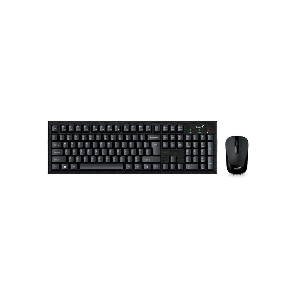 COMBO TECLADO Y MOUSE GENIUS KM-8101 WIRELESS NEGRO/RF 2.4GHZ /INDICADOR DE BATERIA/PILAS AA X 2 ACCESORIOS en Guayaquil Ecuador - NEW STORE