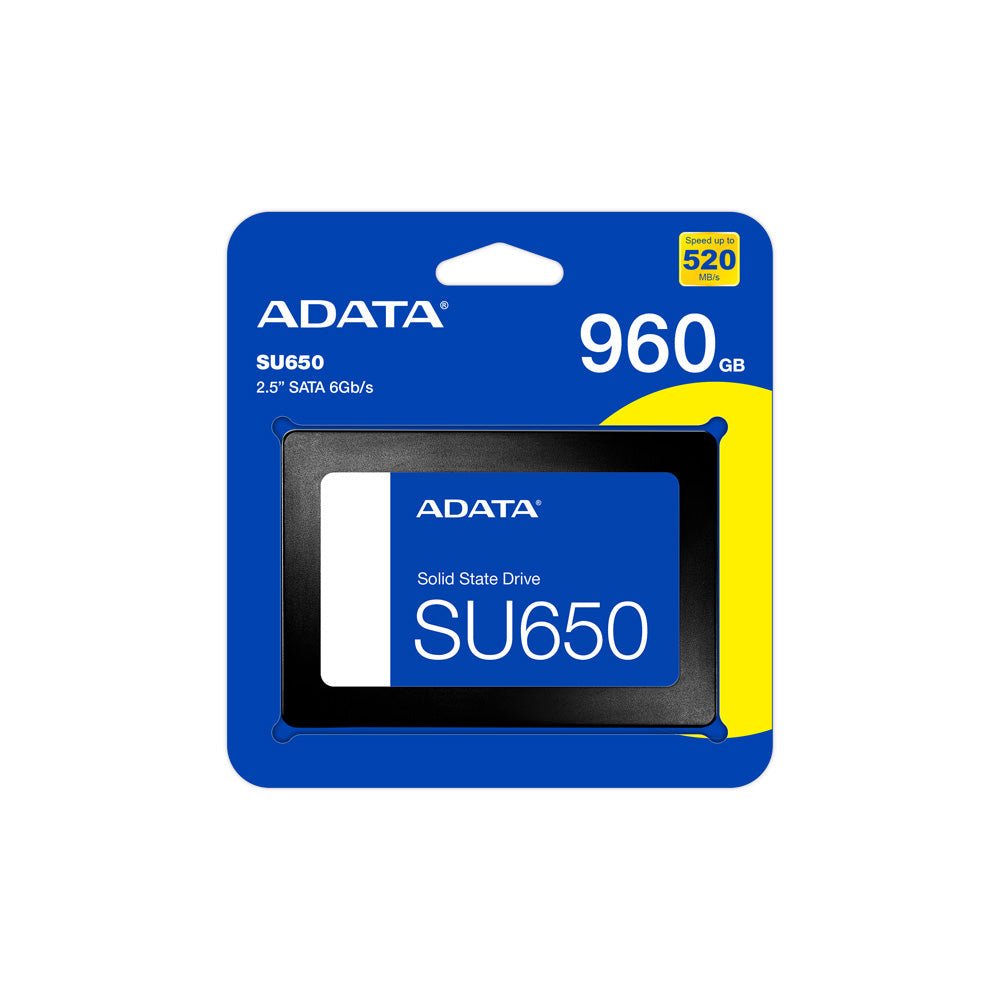 DISCO ADATA SU650 960GB 2.5 SATA 6GBS 3D NAND TECNOLOGÍA en Guayaquil Ecuador - NEW STORE