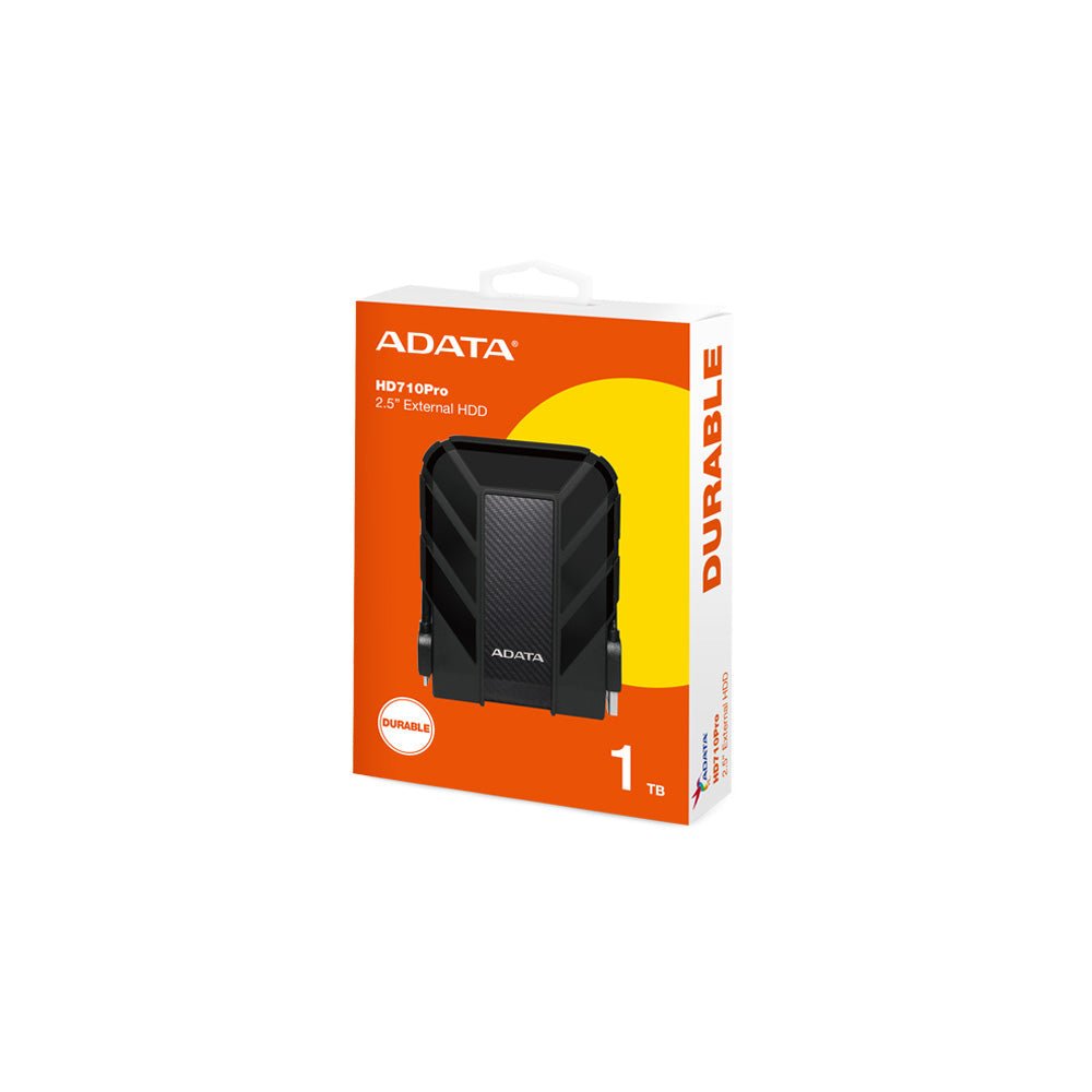 DISCO EXTERNO ADATA HD710P 1TB NEGRO USB3.1, IP68, AGUA, POLVO, MIL-STD-810G 516.6 GOLPES TECNOLOGÍA en Guayaquil Ecuador - NEW STORE