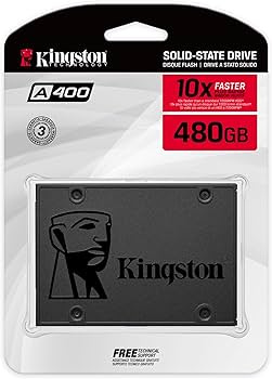 Disco SSD 480GB Kingston A400 🚀 Acelera tu Laptop o PC | 10X Más Rápido