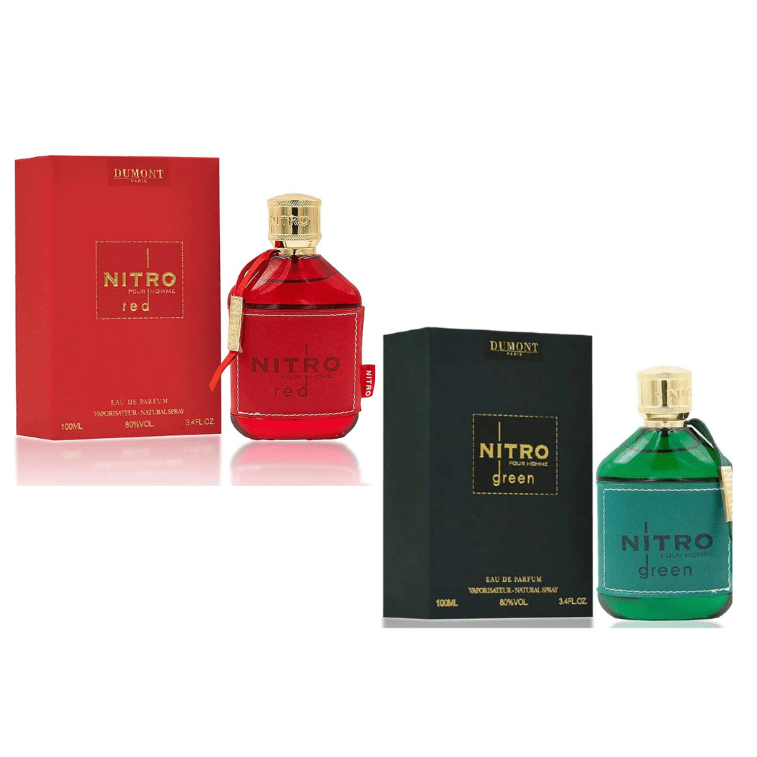 DUO NITRO RED , NITRO GREEN PERFUME en Guayaquil Ecuador - NEW STORE