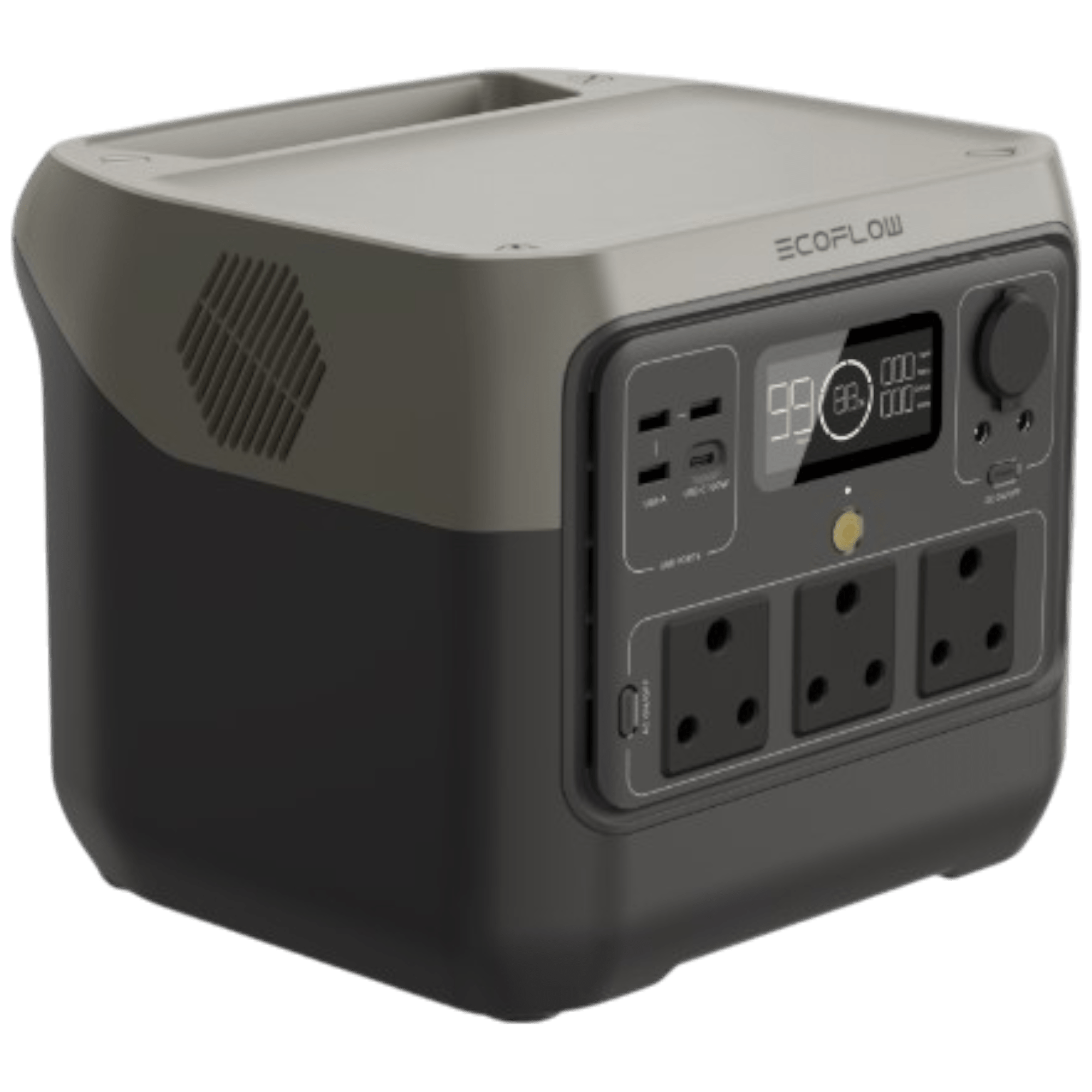 ESTACION ECOFLOW RIVER 2 PRO / 768WH / 4 TOMAS / USB-A / USB-C / BAT. LITIO Electrónica en Guayaquil Ecuador - NEW STORE