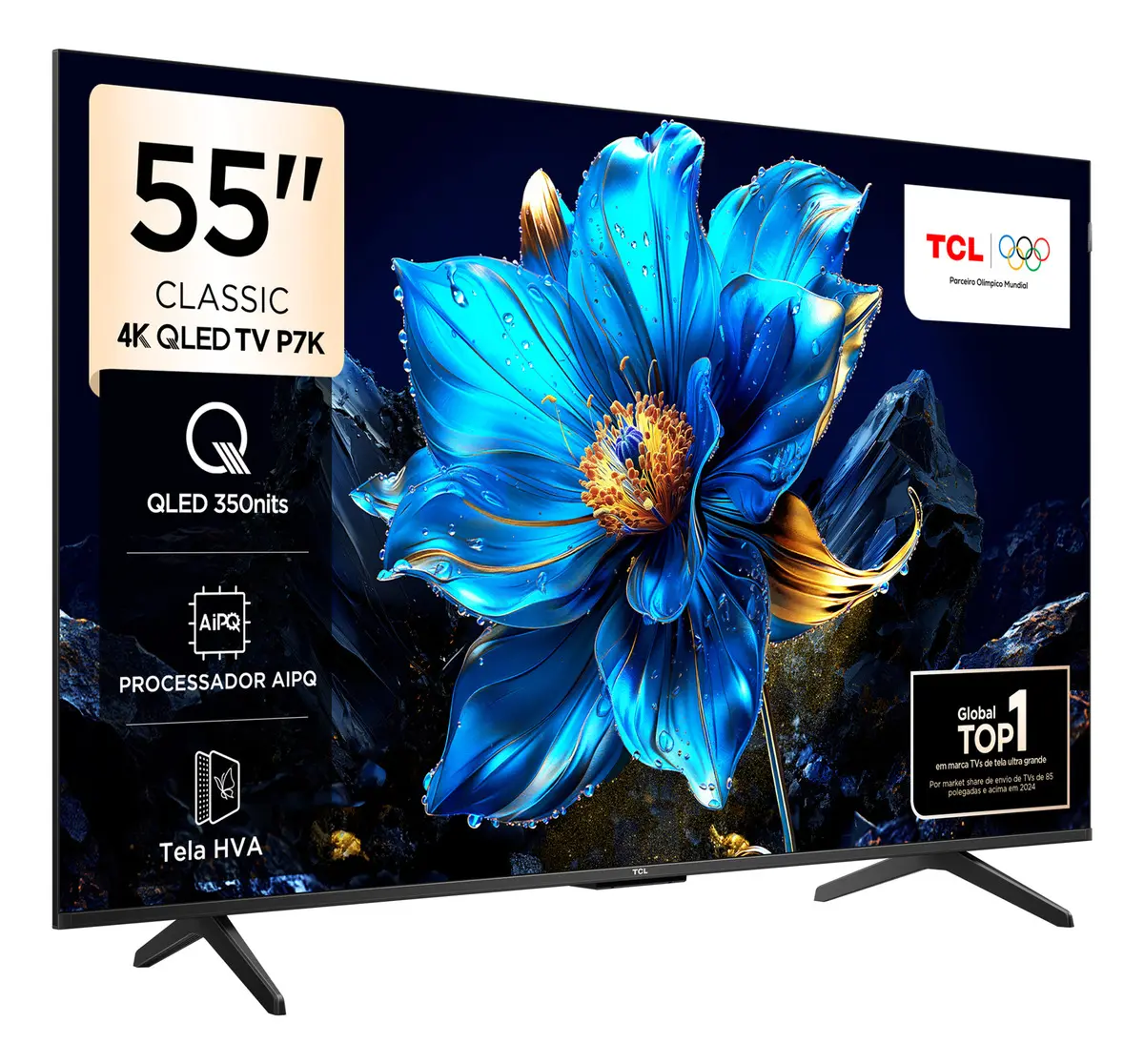 TCL Smart TV 55" | QLED 4K UHD · Google TV · Dolby Vision · AiPQ