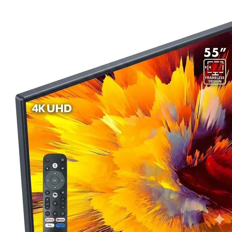 RCA Smart TV 55" | Google TV · 4K UHD · Dolby Atmos · Frameless