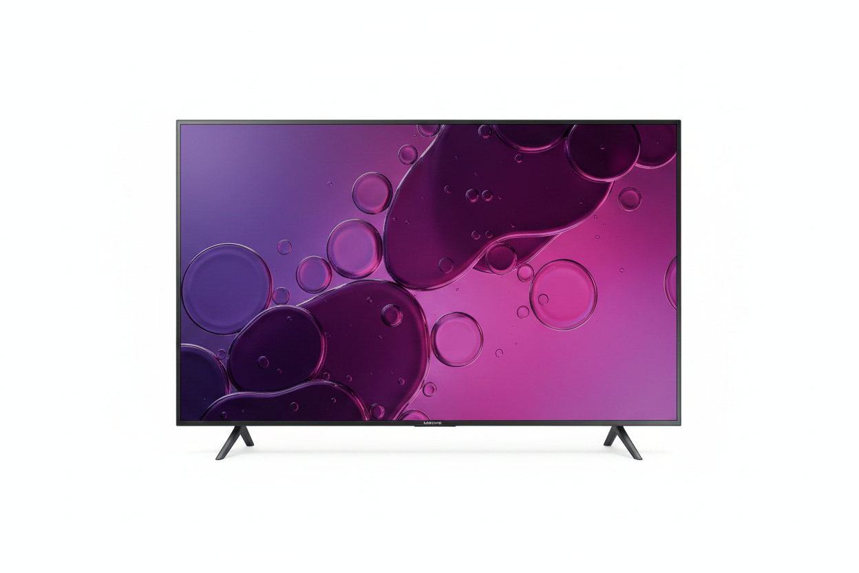 Samsung Led Smart TV 50 Crystal UHD 4K Tizen - Fondo blanco estudio