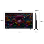 LG Smart TV 55" | UHD 4K · α7 AI Processor Gen8 · WebOS 25